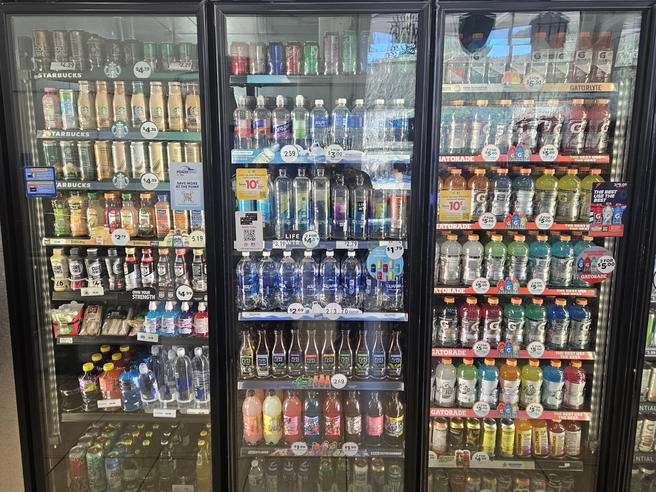 Premium liquor aisle