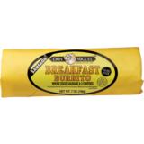 Hot breakfast burrito
