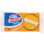Hostess Orange CupCakes with creamy filling in orange and white wrapper