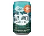 Avalanche Amber Ale can from Breckenridge Brewery with wine and liquor in Evergreen, Colorado.