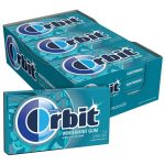 Orbit peppermint gum multi-pack in teal boxes